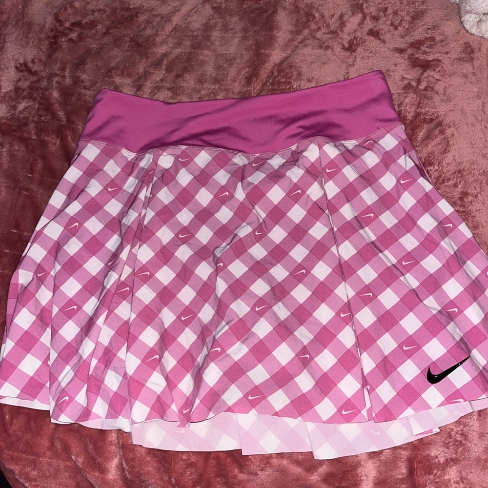 Nike Drifit button up top size large/Nike tennis skirt size large